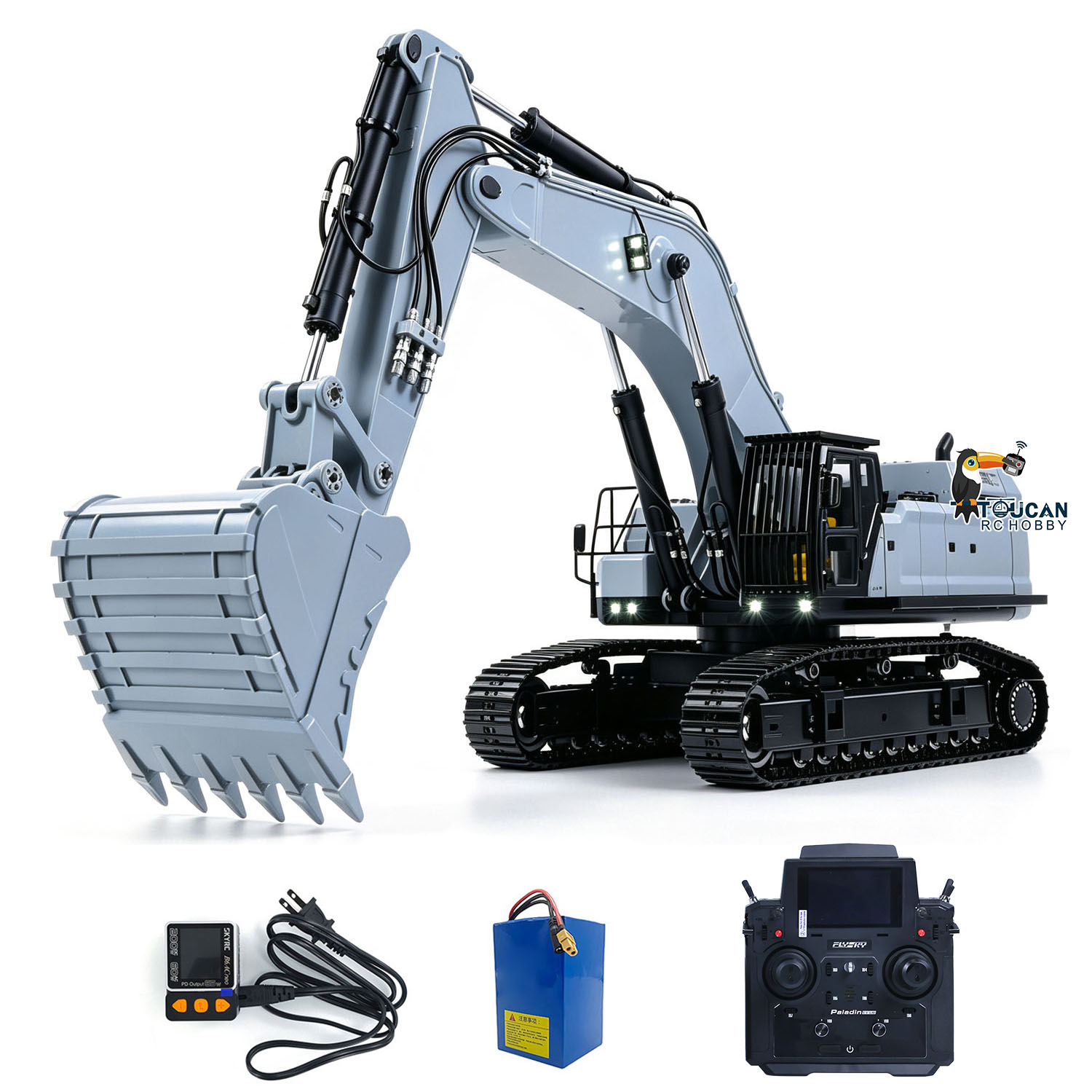 Rc Hobby Excavator - 1/12395F RC Hydraulic Heavy Excavator Metal