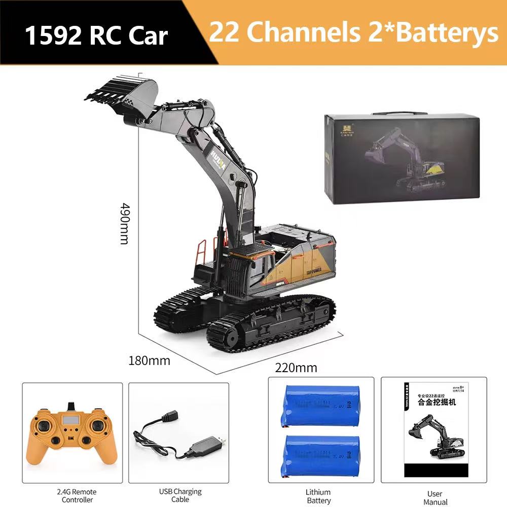 Rc Hobby Grade Truck - HUINA 1592 1/14 Scale 22 Channels