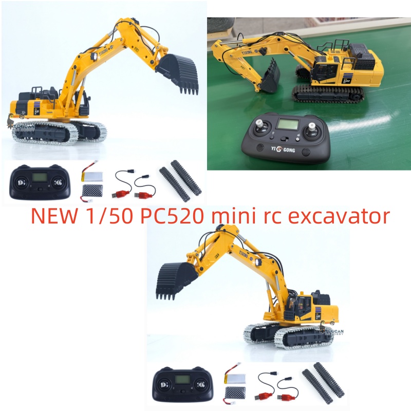 Rc Hobby Excavator - 1/50 Mini RC Digger PC520 Electric