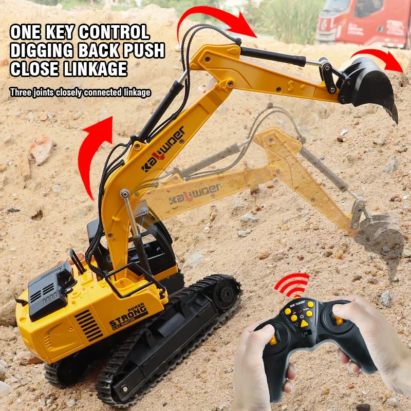 Rc Hobby Excavator - Huina Rc Excavator 1/24 9Ch Remote