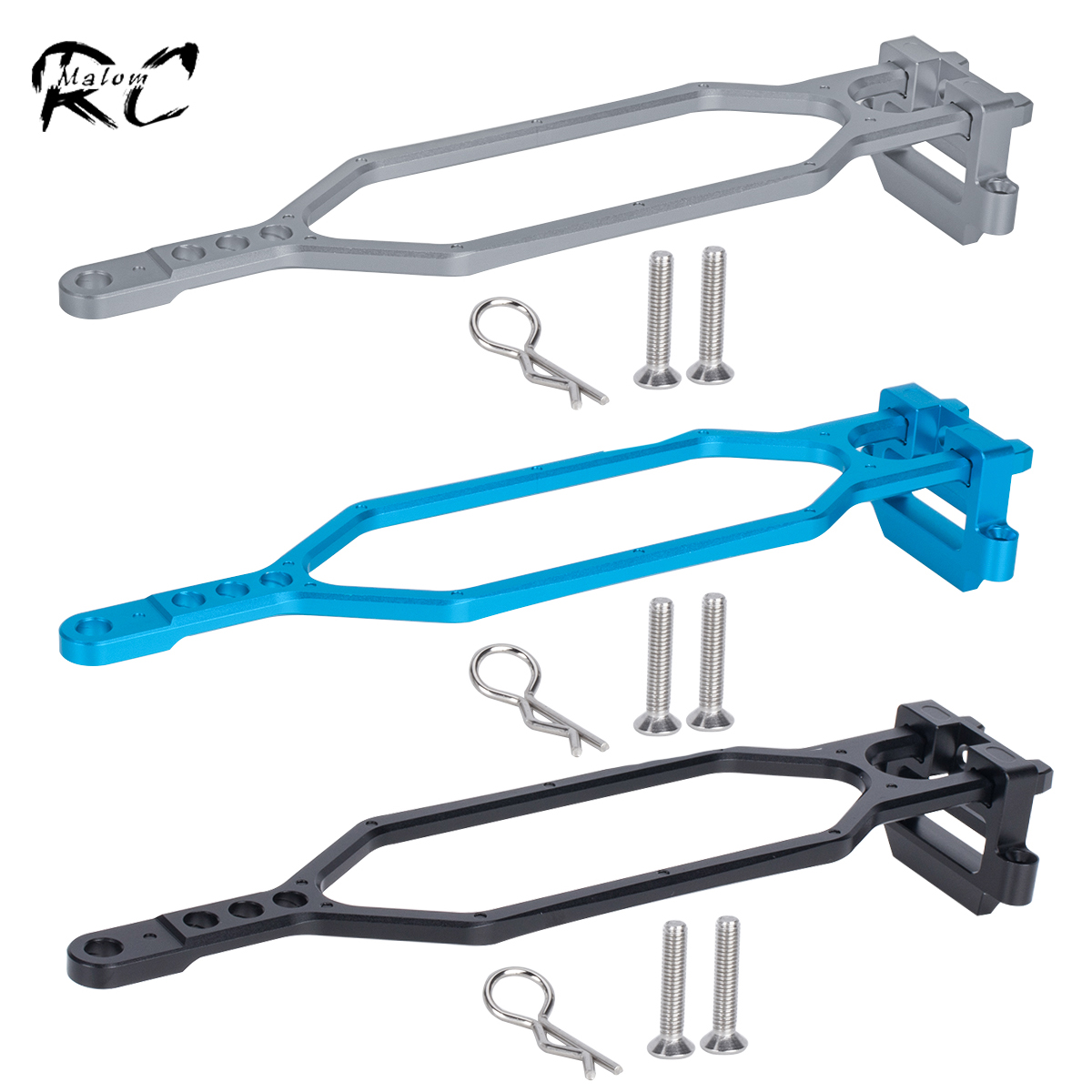 Rc Hobby Room - CNC Aluminum Hold Down Battery Kit
