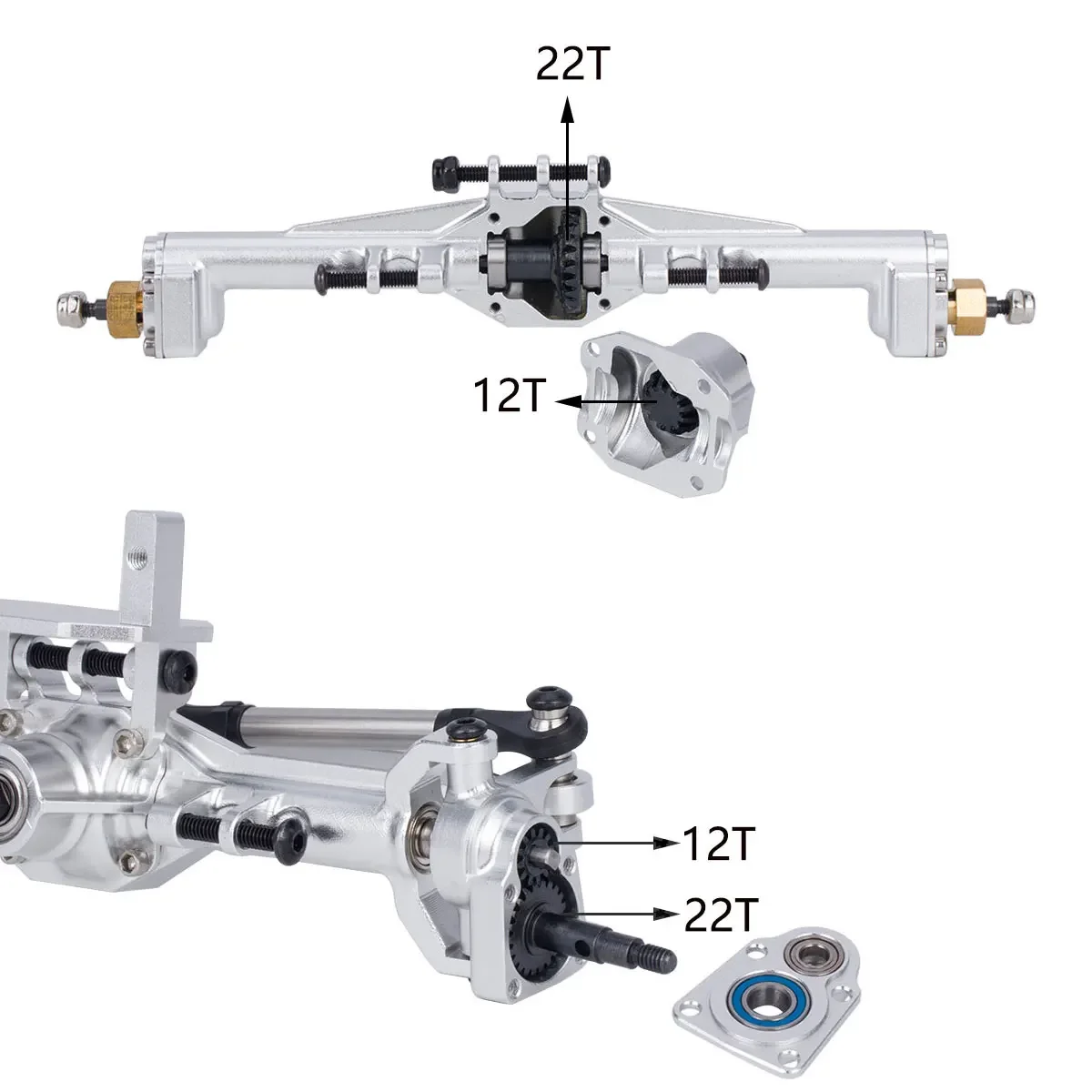 Aluminum CNC Portal Axles +10m - Rc Hobby Room 评论和价格