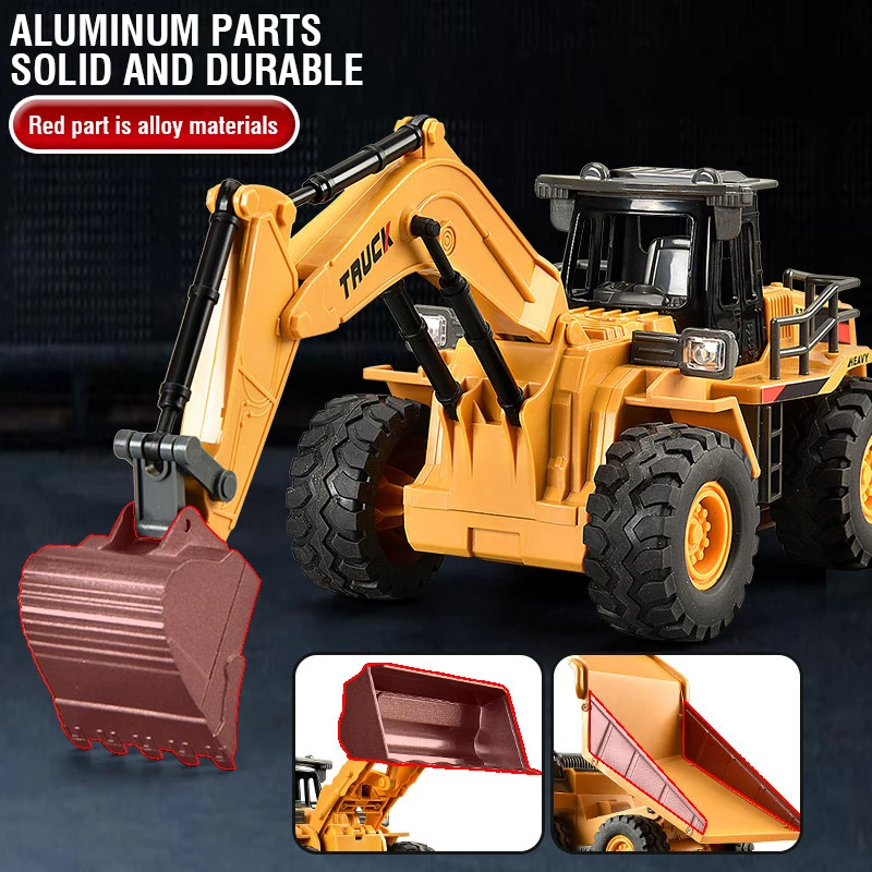 2.4G Alloy Remote Control Exca - Rc Hobby Excavator 评论和价格