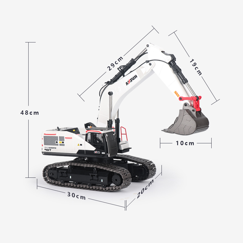 RC Excavator 1/14 HUINA Metal  - Rc Hobby Excavator 评论和价格