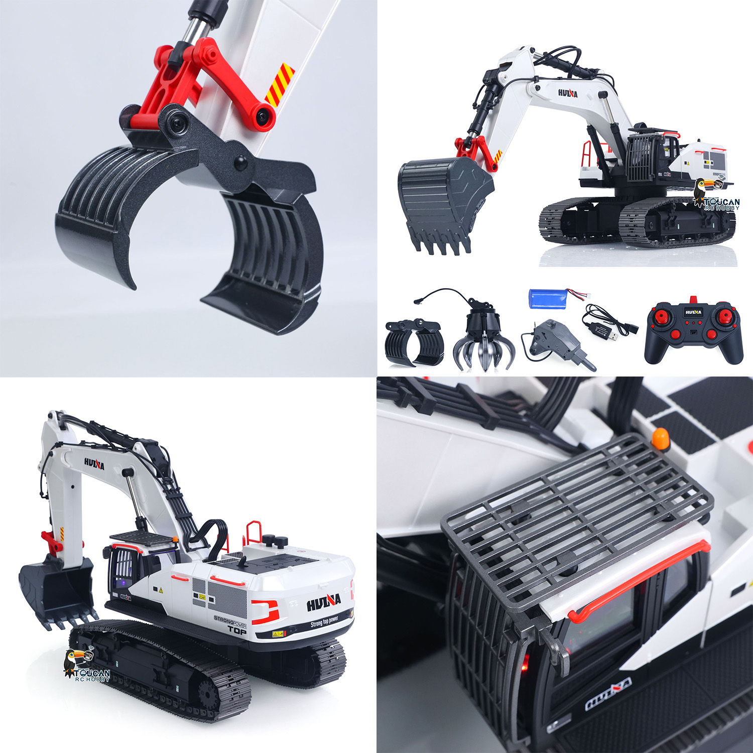 RC Excavator 1/14 HUINA Metal  - Rc Hobby Excavator 评论和价格