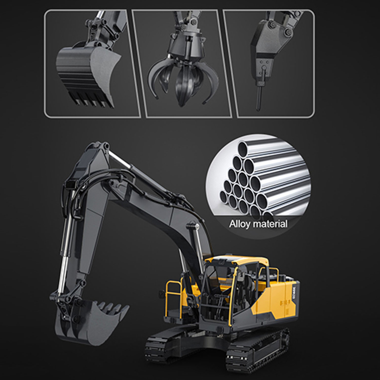 1/16 DoubleE E598 003 Electric - Rc Hobby Excavator 评论和价格