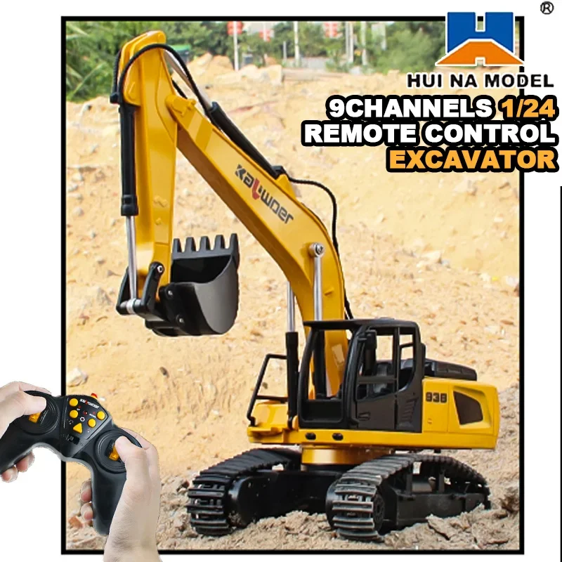 Huina Rc Excavator 1/24 9Ch Re - Rc Hobby Excavator 评论和价格