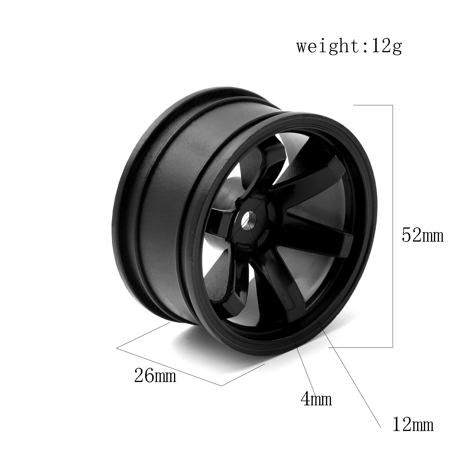 4pcs  Plastic Wheel Hub RC Rac - Rc Hobby Car 评论和价格