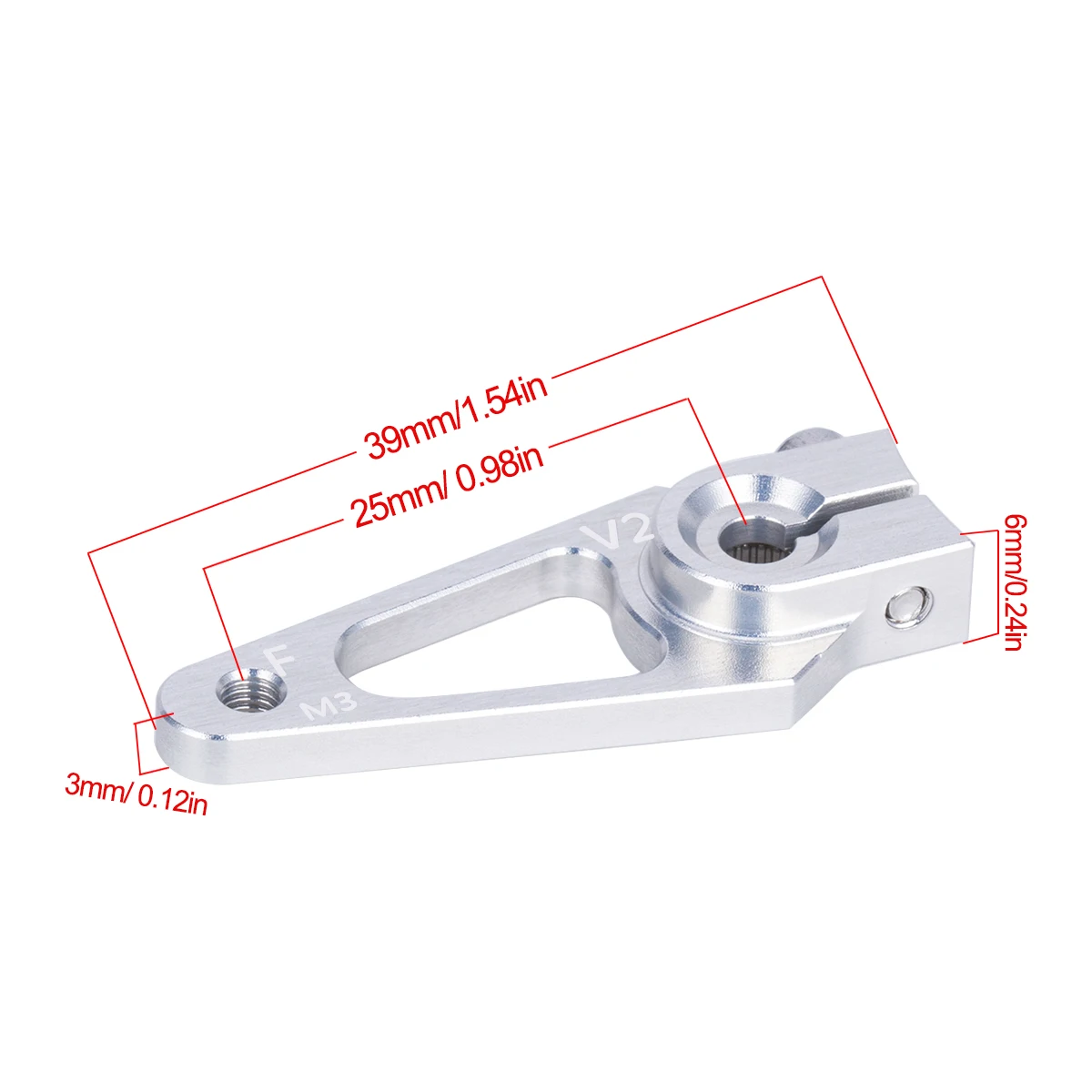 39mm M3 7075 Aluminum 25T Serv - Rc Hobby Room 评论和价格