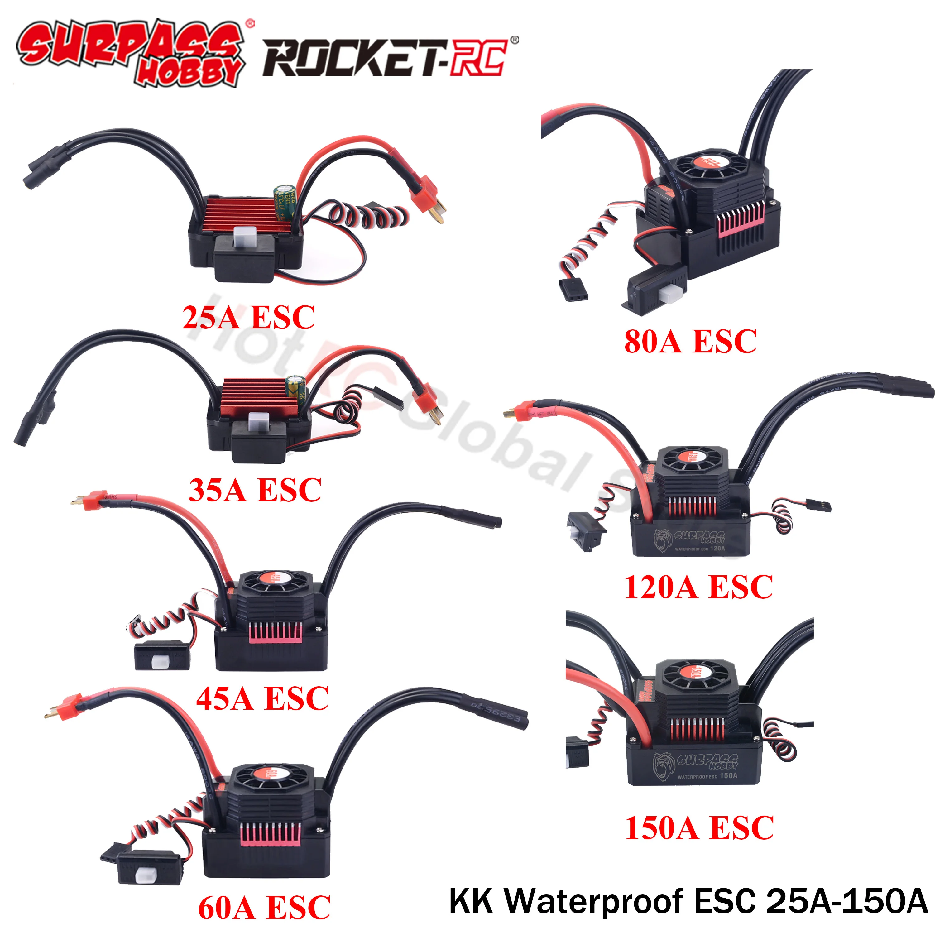 SURPASS HOBBY KK 25A 35A 45A 6 - Rc Hobby Crawler 评论和价格