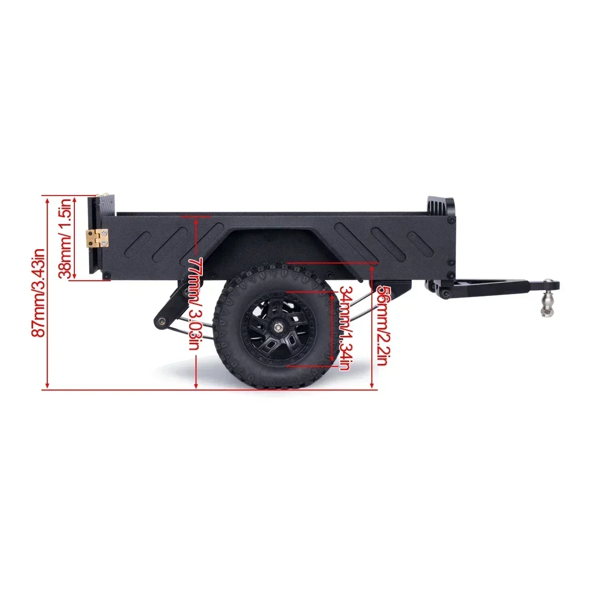 Aluminum Alloy Utility Trailer - Rc Hobby Crawler 评论和价格