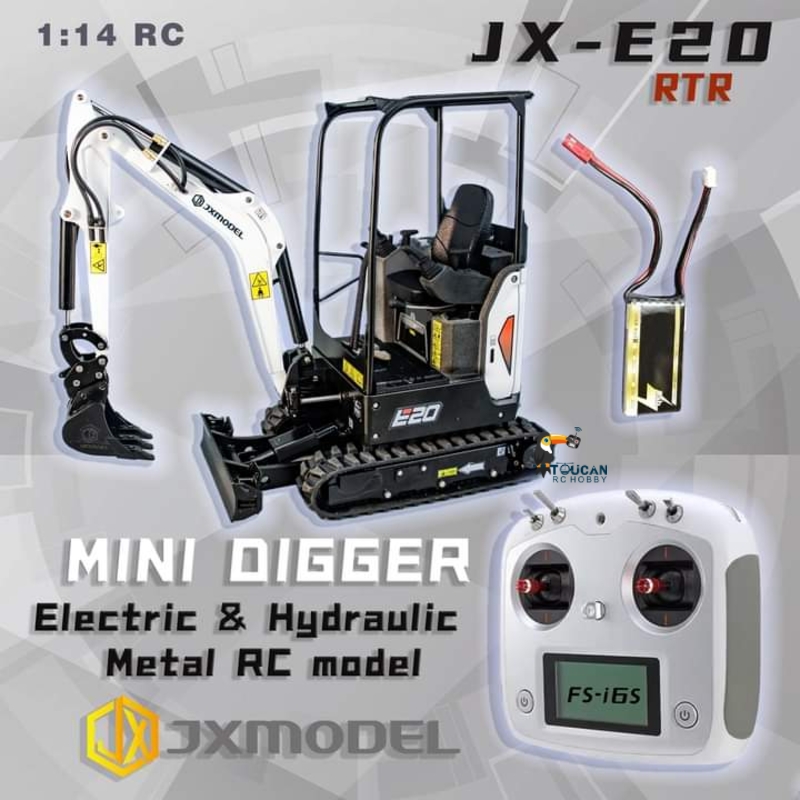 RTR JX E20 RC Mini Excavator 1 - Rc Hobby Excavator 评论和价格